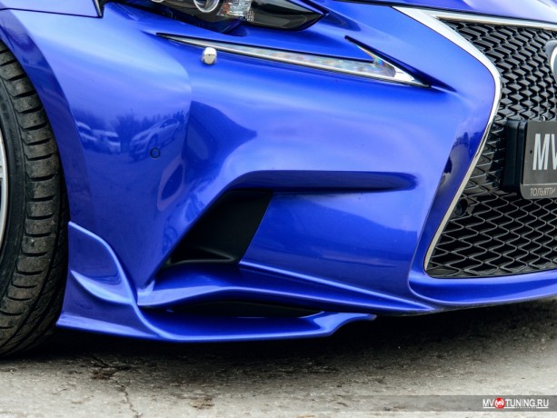 Клыки (накладки) переднего бампера "F-Sport" для Lexus IS III (2013-2016) купить недорого с доставкой в Рязань