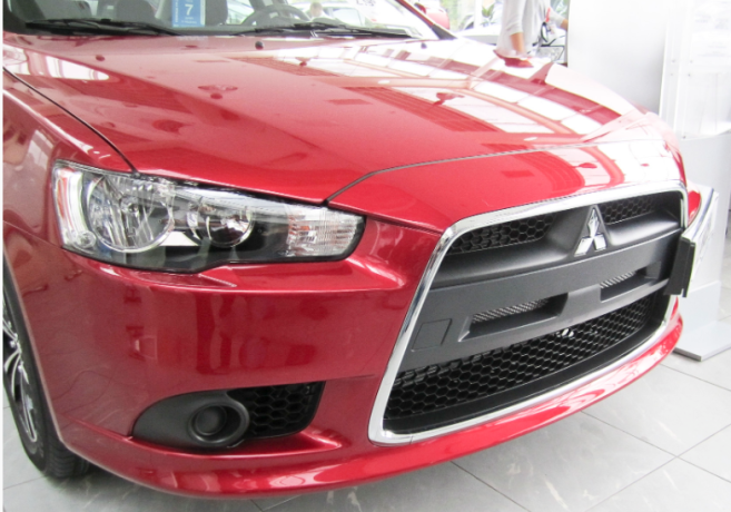Воздуховоды радиатора в передний бампер (Цельные) для Mitsubishi Lancer X (2010-2016) купить недорого с доставкой в Рязань