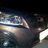 Защита радиатора "Standart" Chevrolet Cruze (2012-2015) верх, чёрная купить недорого с доставкой в Рязань