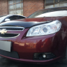 Защита радиатора "Standart" Chevrolet Epica (2006-2013) чёрная купить недорого с доставкой в Рязань
