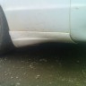 Накладки (клыки) на задний бампер (сток) Toyota Cresta 90 купить недорого с доставкой в Рязань