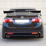 Накладка (юбка) заднего бампера "Mugen Style" для Honda Accord VIII (2008-2013) купить недорого с доставкой в Рязань