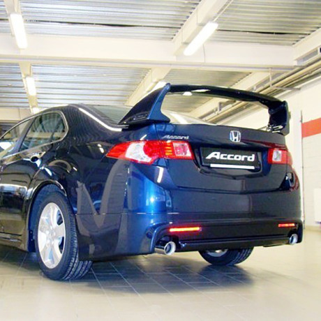 Накладка (юбка) заднего бампера "Mugen Style" для Honda Accord VIII (2008-2013) купить недорого с доставкой в Рязань