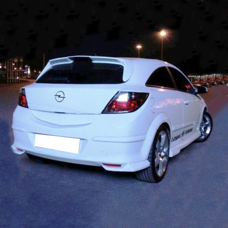 Клыки заднего бампера "GT" для Opel Astra H (3D, 5D) купить недорого с доставкой в Рязань