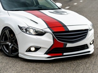 Сплиттер передний под стандартный бампер для Mazda 6 (2013-н.в.) купить недорого с доставкой в Рязань