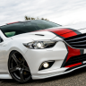 Сплиттер передний под стандартный бампер для Mazda 6 (2013-н.в.) купить недорого с доставкой в Рязань