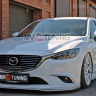 Сплиттер передний под стандартный бампер для Mazda 6 (2013-н.в.) купить недорого с доставкой в Рязань