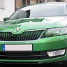 Спойлер переднего бампера (под покраску) для Skoda Rapid (2012-н.в.) купить недорого с доставкой в Рязань