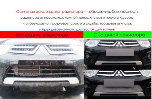 Защита радиатора "Standart" BMW X3 (2017-2021) чёрная купить недорого с доставкой в Рязань